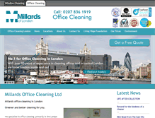 Tablet Screenshot of officecleaninglondon.com